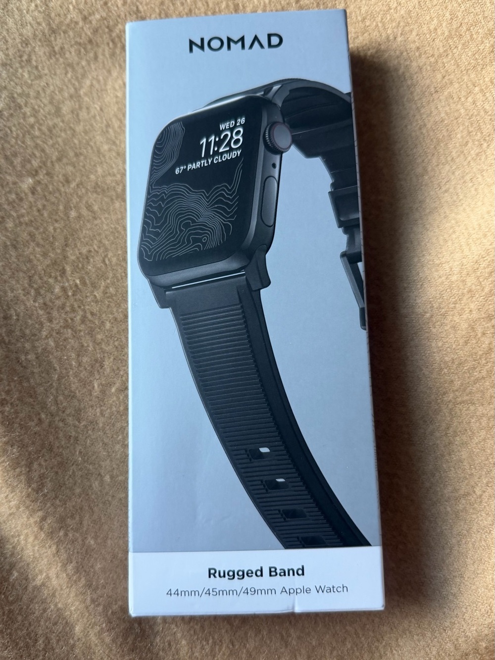 Nomad Rugged Band For 45mm/49mm Apple Watch Black (see Pics)